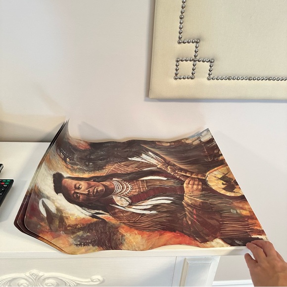 Vintage Large prints 3 Identical Native American Prints - Picture 2 of 16